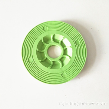 Piastra di supporto in plastica per disco in fibra